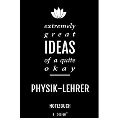 Image of Notizbuch für Physik Lehrer: Originelle Geschenk Idee [120 Seiten gepunktet Punkte Raster blanko Papier]