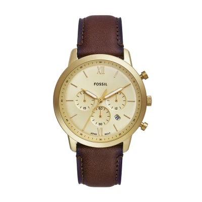 Image of Fossil Neutra Chronograph watch, Men&#039;s, Size: One Size, Brown