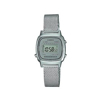 Image of Casio Digital watch silvercoloured, Women&#039;s, Size: One Size, Silver coloured