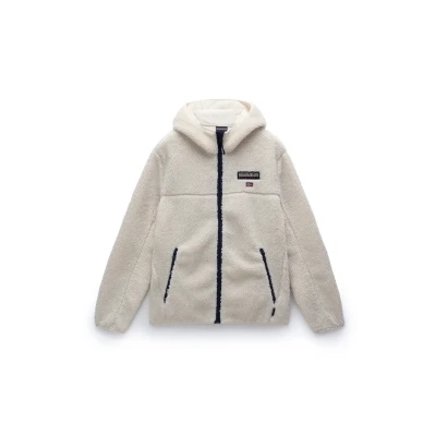 Image of Napapijri Tynik Fleece jacket, Men&#039;s, Size: Small, Beige dimity