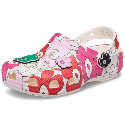 Image of Crocs Marimekko Unisex Clogs for kids, Size: J24, Multi shoes