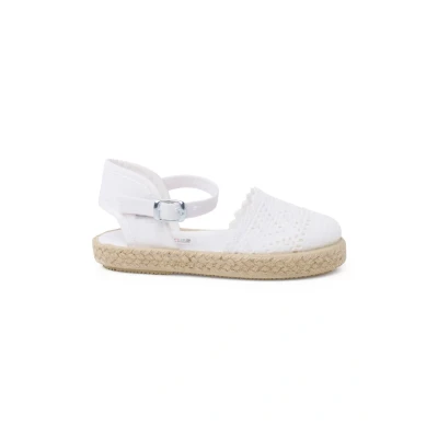 Image of Pisamonas Sandals for kids, Size: 4.5K/5K, Blanco Textile/synthetics