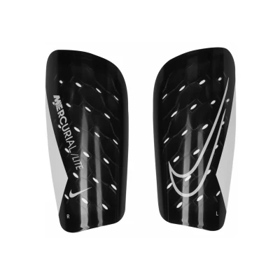 Image of Nike Performance Mercurial LITE Unisex Shin pads, Size: Small, black white
