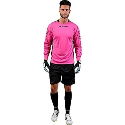 Image of Givova Men&#039;s Portiere Hyguana kit, Arancio/Nero Fluo, M UK