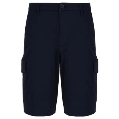 Image of Armani Exchange Men&#039;s Milano Edition, Cargo Shorts, Navy Blue, 30 EU