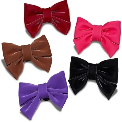 Image of Crocs Solid Romantic BOW Unisex 5 PACK Other accessories, Size: One Size, Multi