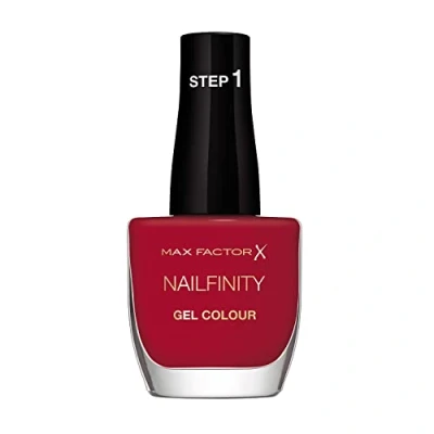 Image of Max Factor Nailfinity X Press Gel Nail Polish 12ml (Various Shades) Red Carpet Ready 310