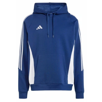 Image of adidas Performance Hoodie Team navy blue white, Men&#039;s, Size: Small, white