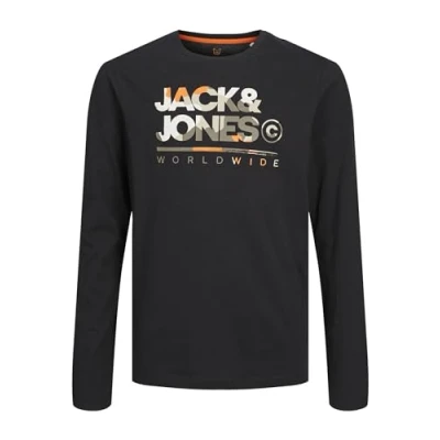 Image of JACK &amp; JONES Boy Logo T Shirt Mini, black, 98