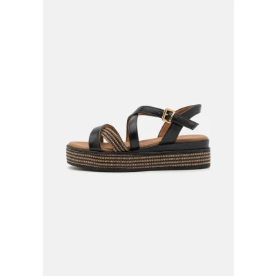Image of Marco Tozzi Platform sandals, Women&#039;s, Size: 380, Black shoes