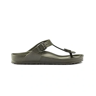 Image of Birkenstock Gizeh Tbar sandals, Size: 5, Khaki Synthetics