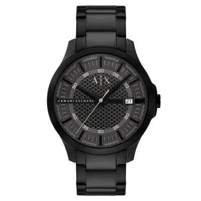 Image of Armani Exchange Black Men&#039;s Watch AX2464