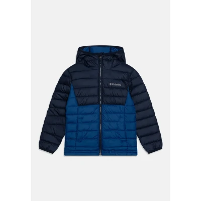 Image of Columbia Powder LITE II Hooded Unisex Winter jacket for kids, Size: 6/7y, Mountain blue