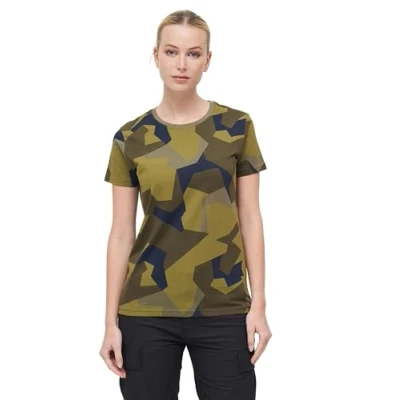 Image of Brandit Print Tshirt, Women&#039;s, Size: 4XL, Swedish camo