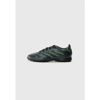 Image of adidas Performance COPA PURE III League Unisex Astro turf trainers for kids, Size: 10K, Core black/solid grey/lucid lemon shoes