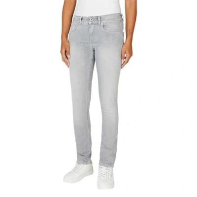 Image of Pepe jeans Slim fit Gray denim, Women&#039;s, Size: 34x32, denim