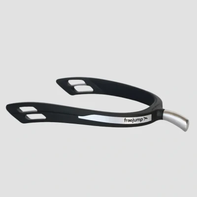 Image of Freejump Spur&#039;One Prince of Wales Spur Black/Black Horse Spurs Riding Equestrian