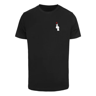 Image of Mister Tee LOVE SIGN 2.0 Print Tshirt, Men&#039;s, Size: 4XL, Black
