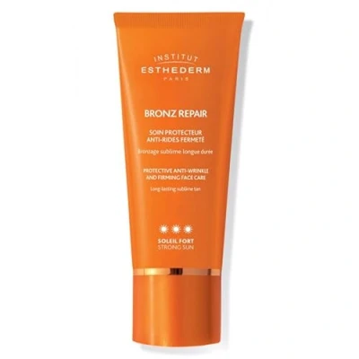 Image of Institut Esthederm Bronz Repair Wrinkles&#039; Smoothing and Firming UVA/UVB Face Cream with Strong Sun Protection 50ml