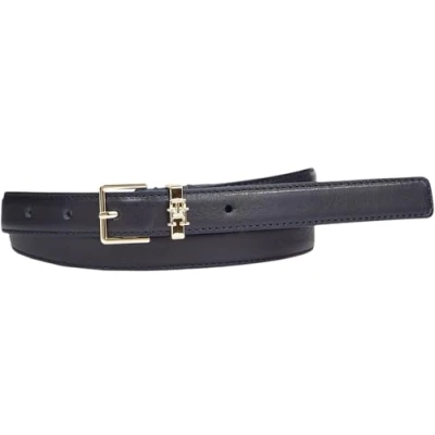 Image of Tommy Hilfiger Square HIGH Waist Belt, Women&#039;s, Size: 30, Space blue