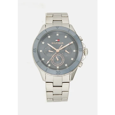 Image of Tommy Hilfiger Mellie Watch silvercoloured/blue, Women&#039;s, Size: One Size, Silver coloured/blue
