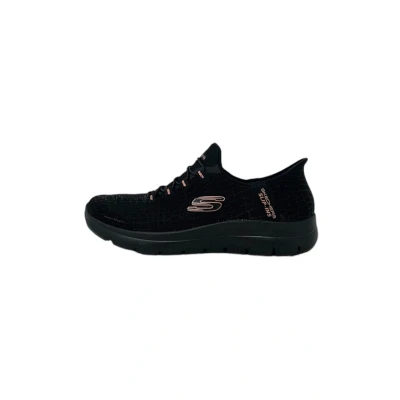 Image of Skechers Women&#039;s Summits Classy Night Sneaker, Black, 5.5 UK