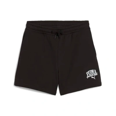Image of PUMA Girl&#039;s Class High Waist Shorts Tr G Knitted