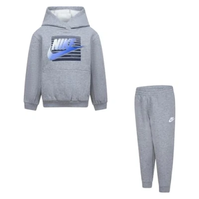 Image of Nike Sportswear Gradient Futura SET Sweatshirt for kids, Size: 3 4y, Dark grey heather