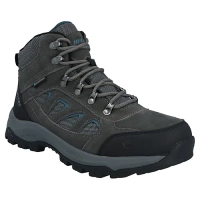 Image of HI TEC Bandera Expedition WP Hiking shoes, Men&#039;s, Size: 8, Dark gull grey/harbour mist/legion blue Leather/synthetics