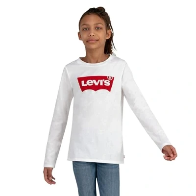 Image of Levi&#039;s Batwing TEE Long sleeved top for kids, Size: 8y, White