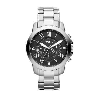 Image of Fossil FS4736 Watch, Men&#039;s, Size: One Size, Silber