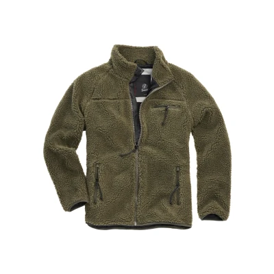 Image of Brandit Teddy Fleece jacket, Men&#039;s, Size: Medium, Olive