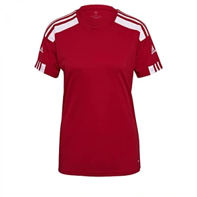 Image of adidas Performance Squadra 21 Sports Tshirt, Women&#039;s, Size: XS, Team power red white