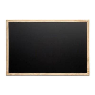 Image of MAUL Chalkboard 30 x 40 cm Board with Wooden Frame for Writing on Chalk Pens Hanging Can be Used as Planner, Decoration Office and Catering Wood