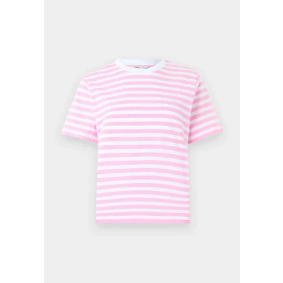 Image of ONLY Onllivina TEE Print Tshirt, Women&#039;s, Size: XS, Bonbon/white