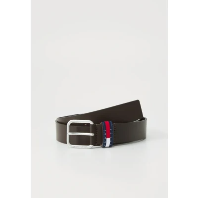 Image of Tommy Jeans RYAN Belt, Men&#039;s, Size: 32, Dark brown