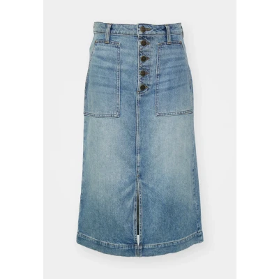 Image of Lee Patch Pocket MIDI Skirt Denim skirt, Women&#039;s, Size: 24,