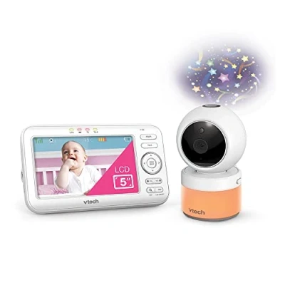 Image of VTECH VM5463 5&quot; LCD Screen Video Baby Monitor White