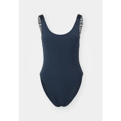 Image of Calvin Klein Swimwear Scoop BACK ONE Piece Swimsuit, Women&#039;s, Size: XS, India ink