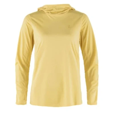 Image of Fjällräven Abisko SUN Hoodie Long sleeved top, Women&#039;s, Size: Large, Mais yellow