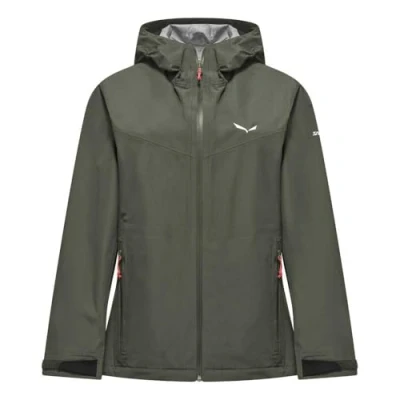 Image of Salewa PUEZ Jacket Hardshell jacket, Women&#039;s, Size: 12, Faded green