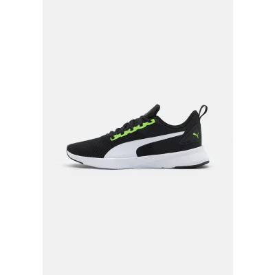 Image of Puma Flyer Runner JR Neutral running shoes for kids, Size: 4, Green flash/white/black Textile/synthetics
