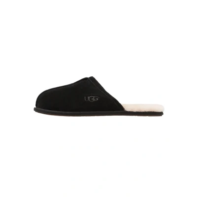 Image of UGG Scuff Slippers, Men&#039;s, Size: 7, Black Suede
