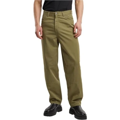 Image of Urban Classics Relaxed fit jeans, Men&#039;s, Size: 42, Olive