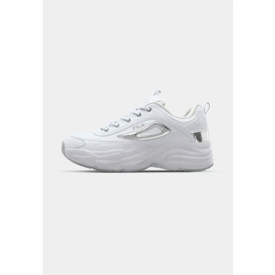 Image of Fila SKYE Trainers, Women&#039;s, Size: 3, White/silver shoes
