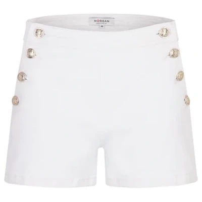 Image of Morgan Shival Denim shorts, Women&#039;s, Size: 8, Off white