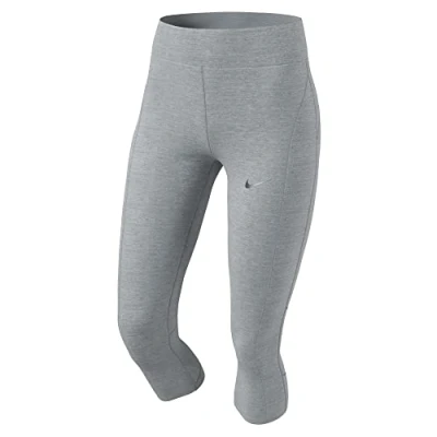 Image of Nike Performance W NK EPIC FAST CROP Leggings, Women&#039;s, Size: XXS, Smoke grey/heather