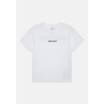 Image of Element Simple LOGO Unisex Print Tshirt for kids, Size: 10y, Optic white