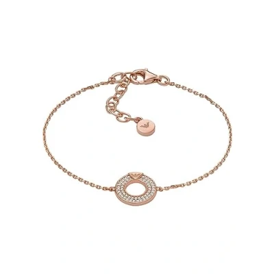 Image of Emporio Armani Bracelet Rose goldcoloured, Women&#039;s, Size: One Size, gold coloured