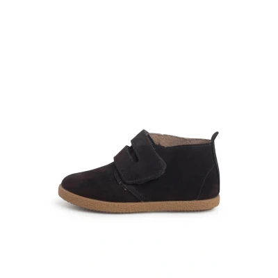 Image of Pisamonas Adherente Touchstrap shoes for kids, Size: 8.5/9K, Gris Leather and textile